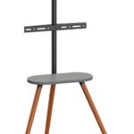 BRATECK βάση τηλεόρασης δαπέδου FS28-44F-04, 43-65", έως 35kg, με ράφι