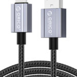 ORICO καλώδιο Lightning σε USB GQA12, 2.4A, 480Mbps, 1m, μαύρο