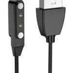 ZEBLAZE USB καλώδιο φόρτισης για smartwatch GTS 3 Pro, μαύρο