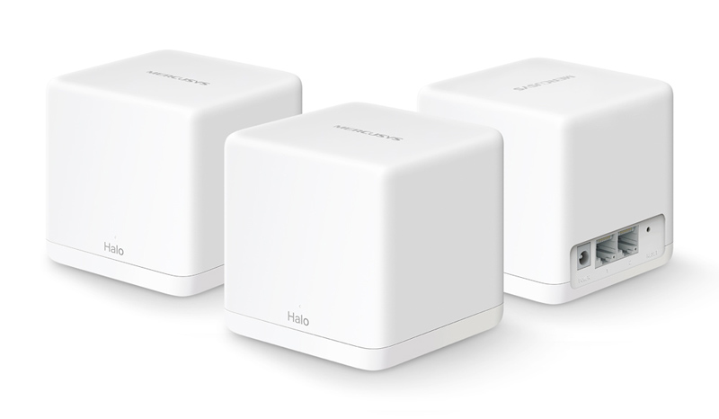 HALO-H30G-3PACK.jpg MERCUSYS Mesh Wi-Fi System Halo H30G, 1.3Gbps Dual Band, 3τμχ, Ver. 1.0