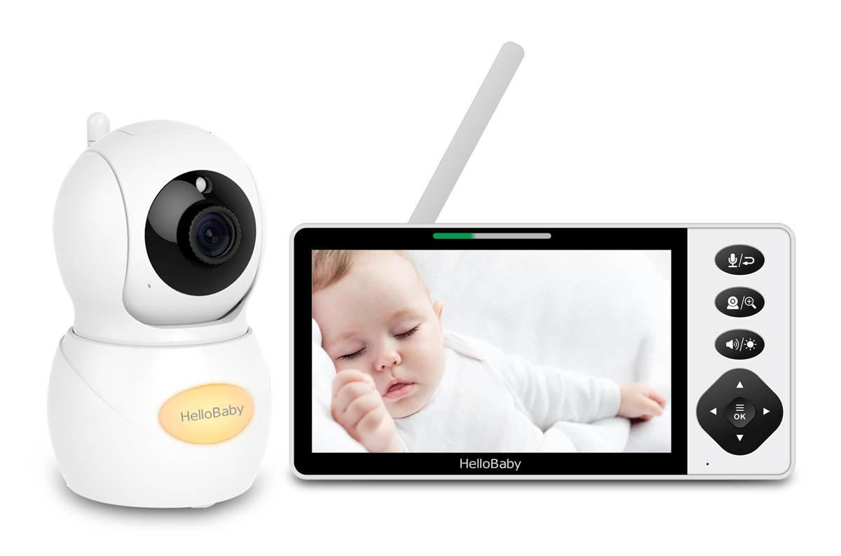 HB6084L.jpg HELLOBABY ενδοεπικοινωνία μωρού HB6084L με κάμερα & οθόνη 5.5", 720p, PTZ