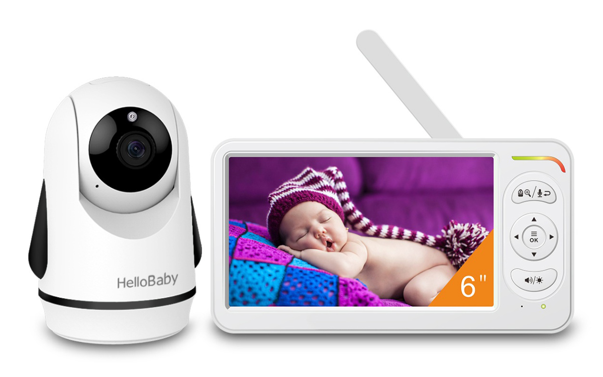 HB6364.jpg HELLOBABY ενδοεπικοινωνία μωρού HB6364 με κάμερα & οθόνη 6", 720p, PTZ