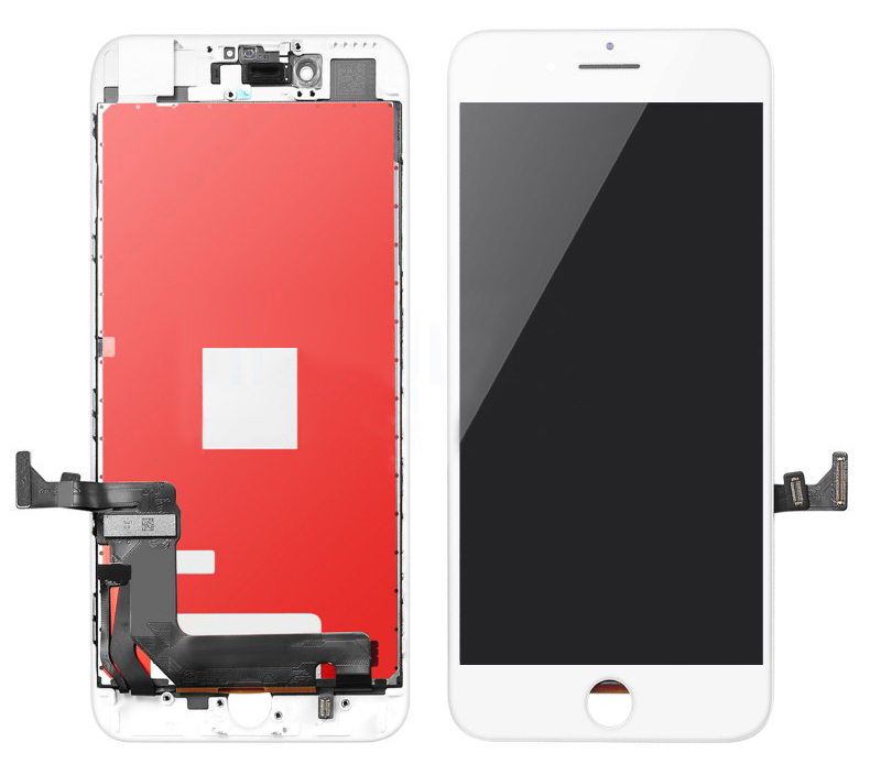 ILCD-014.jpg TW INCELL LCD για iPhone 8 Plus, camera-sensor ring, earmesh, λευκή