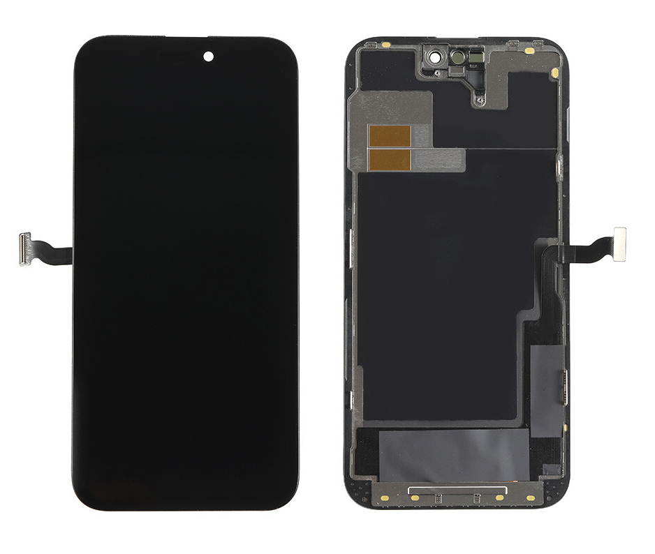 ILCD-028.jpg TW INCELL LCD για iPhone 14 Pro Max, camera-sensor ring, earmesh, μαύρη