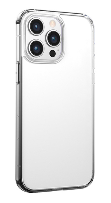 IP14PBA01.jpg USAMS θήκη Binz για iPhone 14 Pro, μαύρη & διάφανη