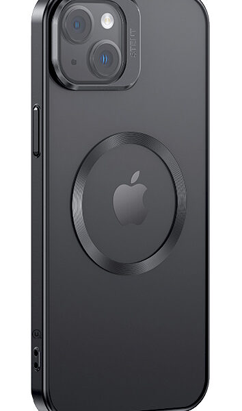 USAMS θήκη Geying US-BH856 για iPhone 15 Plus, διάφανη/μαύρη