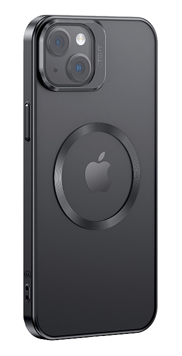 IP15MGY01.jpg USAMS θήκη Geying US-BH856 για iPhone 15 Plus, διάφανη/μαύρη