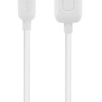 USAMS καλώδιο Lightning σε USB US-SJ097, 2.1A, 1m, λευκό