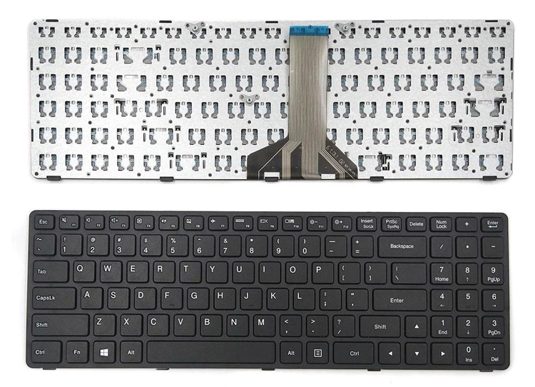 KEY-100.jpg Πληκτρολόγιο για Lenovo IdeaPad 100-15IBD KEY-100, μαύρο
