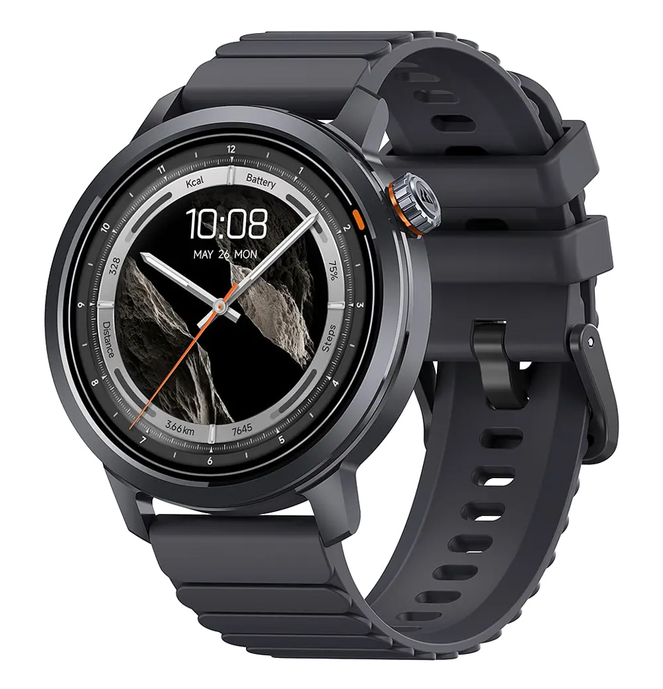 KOS-ORB-BK.jpg KOSPET smartwatch Orb, heart rate, 1.43" AMOLED, IP68, μαύρο