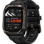 KOSPET smartwatch PULSE 2, heart rate, 1.96" AMOLED, GPS, 5 ATM & IP69, με φακό, μαύρο