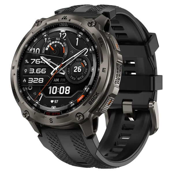 KOSPET smartwatch TANK T4, heart rate, 1.43" AMOLED, GPS, 10 ATM & IP69K, μαύρο
