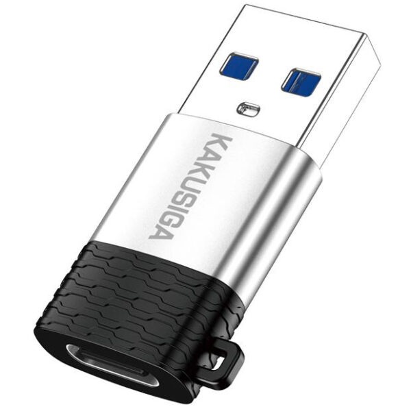 KAKUSIGA αντάπτορας USB-C σε USB KSC-1421, 5Gbps, 18W, γκρι