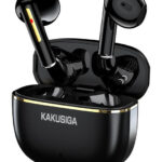 KAKUSIGA earphones με θήκη φόρτισης KSC-1482, True Wireless, 15mm, 35/300mAh, μαύρα