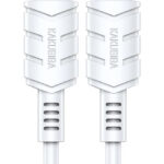 KAKUSIGA καλώδιο USB-C σε USB-C KSC-710, 60W, 480Mbps, 1.2m, λευκό