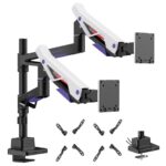 BRATECK gaming βάση γραφείου για 2x οθόνες LDT95-C024UCP, 24-57", έως 27kg, heavy duty
