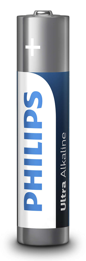 LR03E1BK-00.jpg PHILIPS Ultra αλκαλικές μπαταρίες LR03E1BK/00, AAA LR03 1.5V, 500τμχ