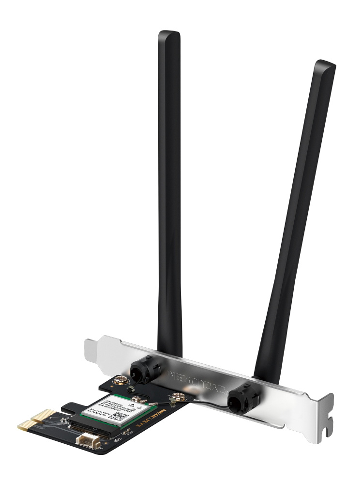 MA80XE.jpg MERCUSYS κάρτα δικτύου WiFi 6 & Bluetooth MA80XE, 3000Mbps AX3000, PCIe, V2.0