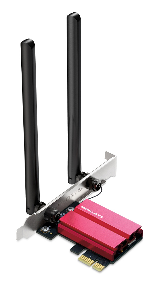 MA86XE-V2.jpg MERCUSYS κάρτα δικτύου MA86XE, AXE5400, Wi-Fi 6E, Bluetooth, PCIe, V.2.0