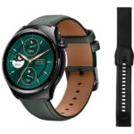 MIBRO smartwatch Lite 3 Pro με 2x λουράκια, heart rate, 1.32" AMOLED, GPS, 5 ATM, μαύρο/πράσινο