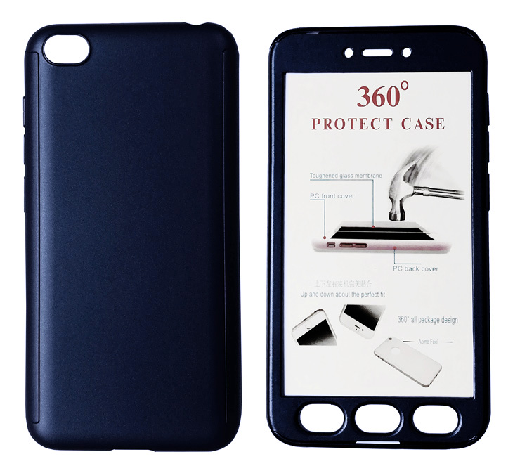 MOB-1395.jpg POWERTECH Θήκη Body 360° με Tempered Glass για Xiaomi Redmi Go, μπλε