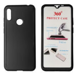 POWERTECH Θήκη Body 360° με Tempered Glass για Huawei Y6/Pro 2019, μαύρη