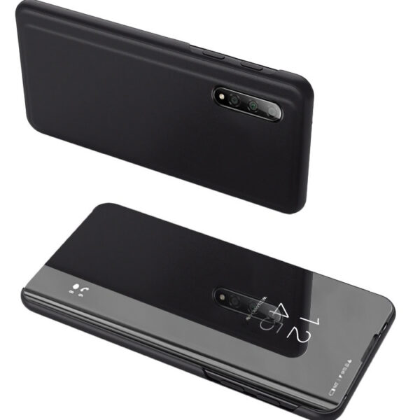 POWERTECH θήκη Clear view MOB-1599 για Xiaomi Mi 9, μαύρο