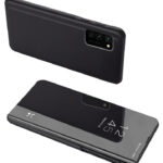 POWERTECH θήκη Clear View MOB-1642 για Samsung A72 5G, μαύρη