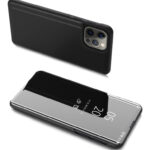 POWERTECH θήκη Clear View MOB-1663 για iPhone 13 Pro Max, μαύρη