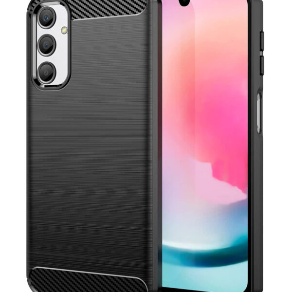 POWERTECH θήκη Carbon MOB-1852 για Samsung Galaxy A24, μαύρη