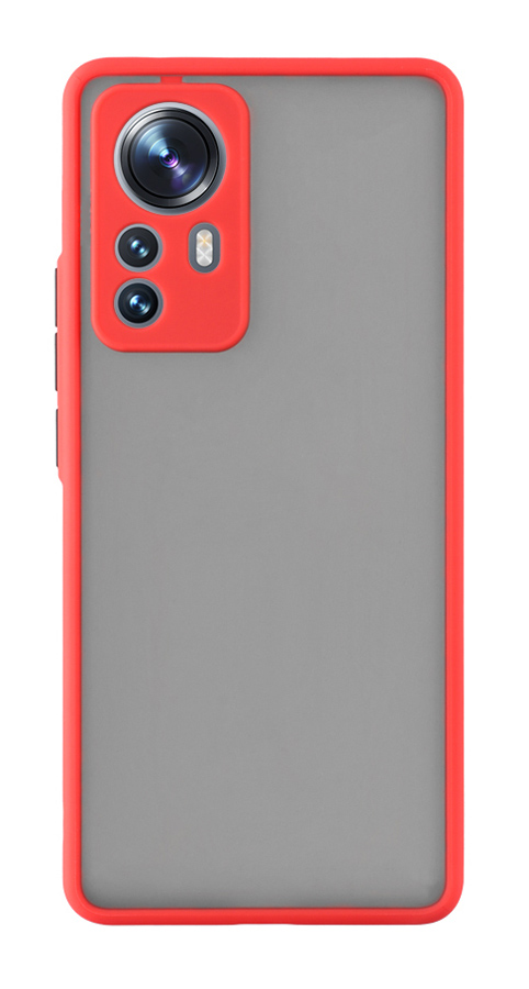 MOB-1873.jpg POWERTECH Θήκη Color Button MOB-1873 για Xiaomi 12/12X, κόκκινη