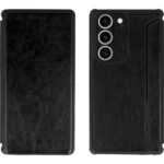 POWERTECH θήκη Razor Leather MOB-1913 για Samsung Galaxy S23 Plus, μαύρη