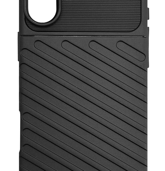 POWERTECH θήκη Thunder MOB-1996 για iPhone 16 Plus, μαύρη