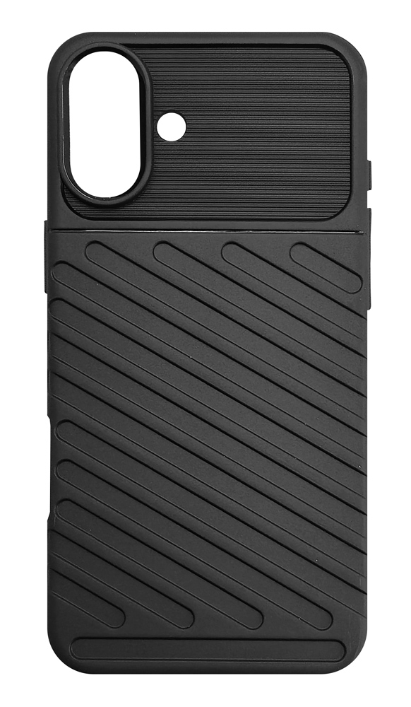 MOB-1996.jpg POWERTECH θήκη Thunder MOB-1996 για iPhone 16 Plus, μαύρη