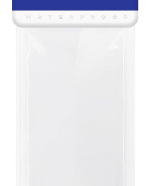 POWERTECH αδιάβροχη θήκη smartphone MOB-2013, IPX8, μπλε-λευκή
