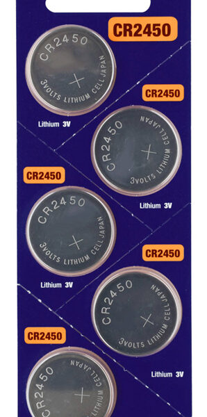 MURATA Μπαταρία λιθίου CR2450, 3V, 5τμχ