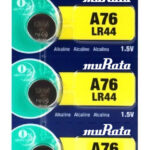 MURATA Αλκαλικές μπαταρίες LR44 MR-LR44, 1.5V, 5τμχ