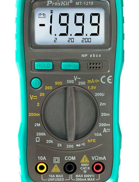 PROSKIT ψηφιακό πολύμετρο MT-1210, μέτρηση AC/DC