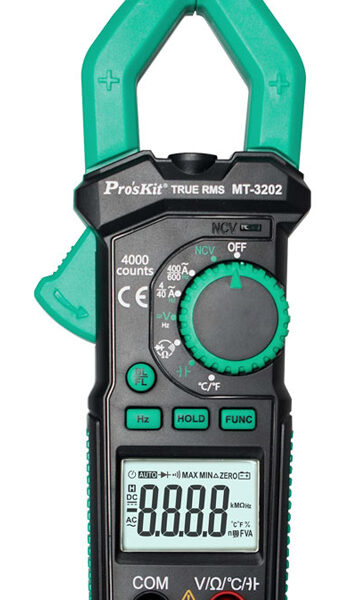 PROSKIT ψηφιακή αμπεροτσιμπίδα MT-3202, 600A AC, NCV, True RMS