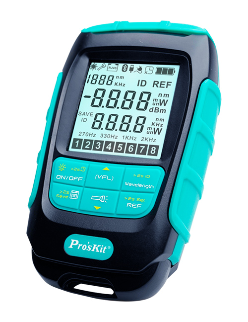 MT-7618.jpg PROSKIT πολύμετρο οπτικών ινών MT-7618, μέτρηση ισχύος & VFL, 1mW