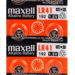 MAXELL αλκαλικές μπαταρίες LR41, 1.5V, 10τμχ