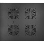 POWERTECH cooling fan για rack NETW-0044, 4x fans με μεταλλικό tray, 1.5m καλώδιο schuko, 54.5x41cm