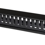 POWERTECH cable management NETW-0048 για rack 19"/1U, πλαστικό, μαύρο