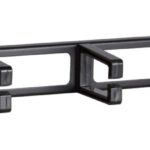 POWERTECH cable management NETW-0049 για rack 19"/1U, 5x γάντζοι, μαύρο