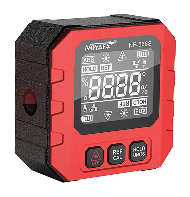 NF-566S.jpg NOYAFA ψηφιακό γωνιόμετρο laser NF-566S, 4x90°, μαγνητικό σώμα, 390mAh