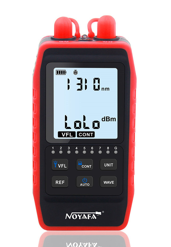 NF-908L.jpg NOYAFA tester καλωδίων οπτικής ίνας NF-908L, 850-1625nm, -60~8dBm