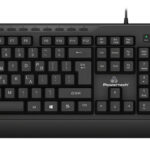 POWERTECH set ποντίκι & πληκτρολόγιο PT-1067, ενσύρματο, 1000DPI, μαύρο