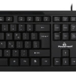 POWERTECH set ποντίκι & πληκτρολόγιο PT-1068, ενσύρματο, 1000DPI, μαύρο