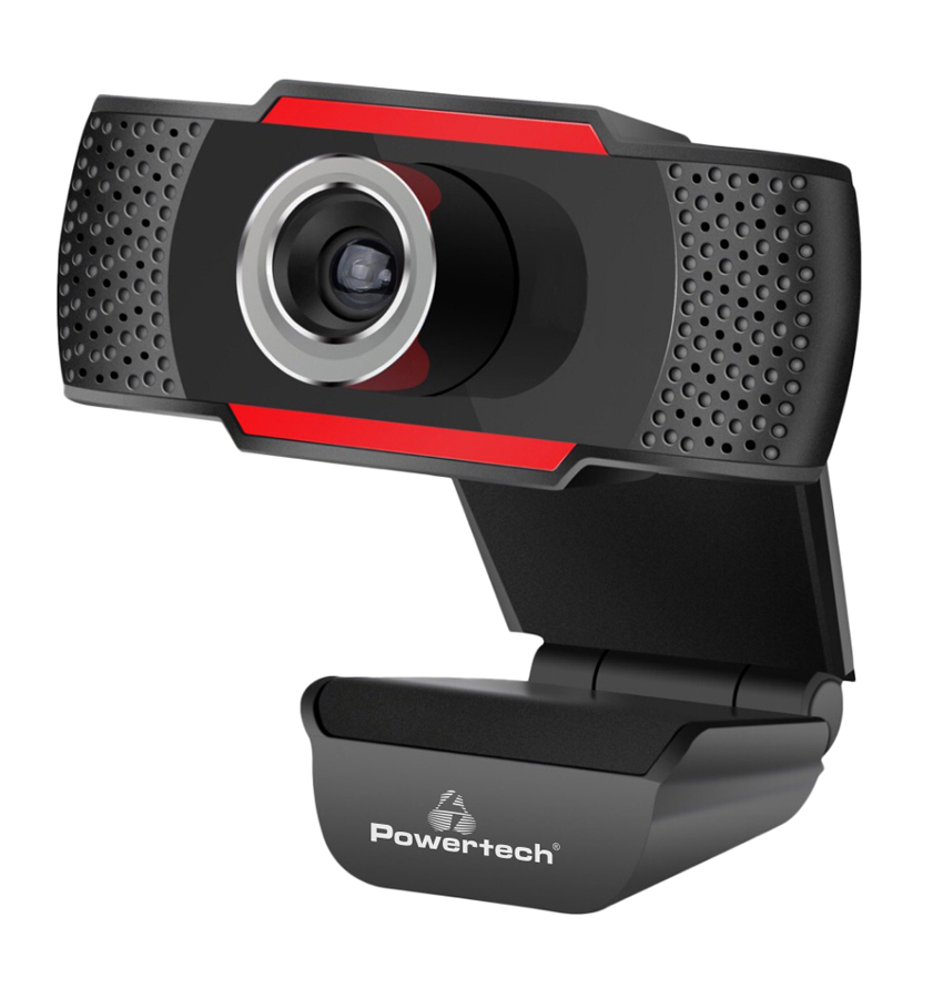 PT-1078.jpg POWERTECH web camera PT-1078, 2.0MP Full HD, Plug & Play, 1.35m, μαύρη