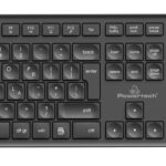POWERTECH set ποντίκι & πληκτρολόγιο PT-1151, ασύρματο, 1600DPI, μαύρο